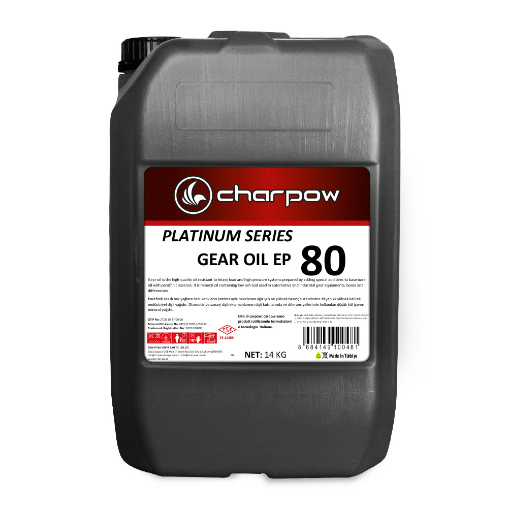 Charpow Gear Oils Ep 80- 90 -140
